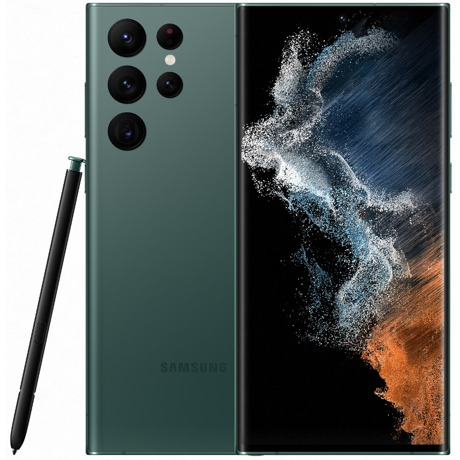 Telefon mobil SAMSUNG S22 ULTRA 5G S908B 6.8", RAM 12GB, Stocare 256GB Dual SIM Green (incl. S-Pen)