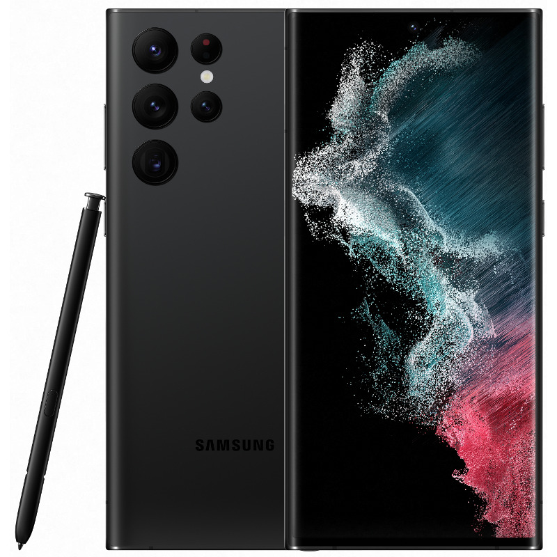 Telefon mobil SAMSUNG S22 ULTRA 5G S908B 6.8", RAM 12GB, Stocare 256GB Dual SIM Phantom Black (incl. S-Pen)