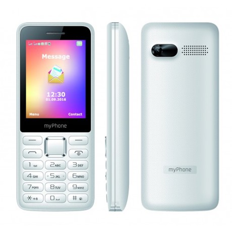 Telefon mobil MyPhone 6310 Dual Sim 2G, 2.4", Camera VGA, 900mAh, White 