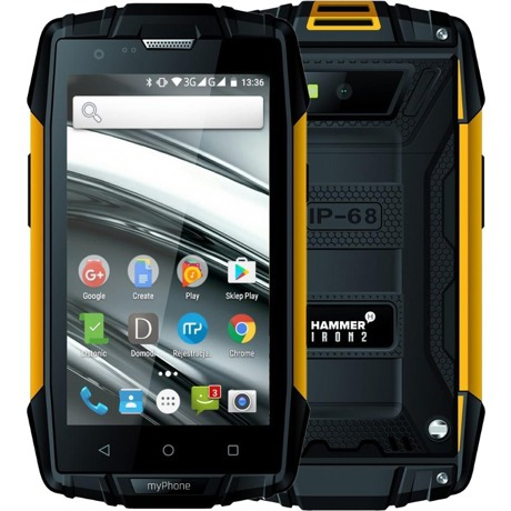 Telefon mobil MyPhone IRON2 Dual Sim 4G, 4", RAM 1GB, Stocare 8GB, Camera 5MP, Orange