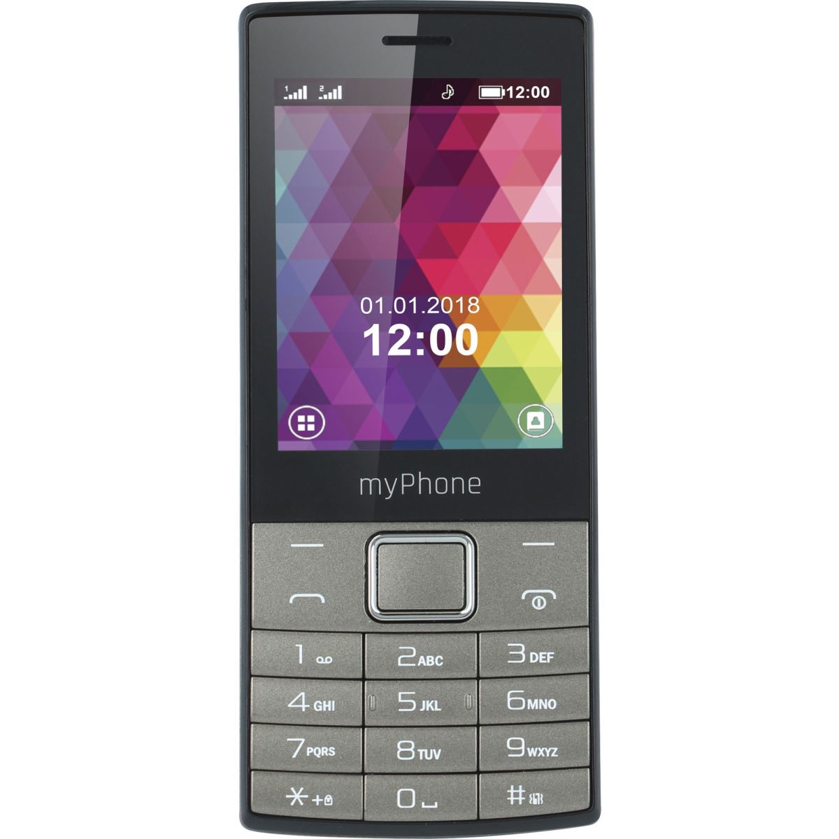 Telefon mobil MyPhone 7300 Dual Sim, Black