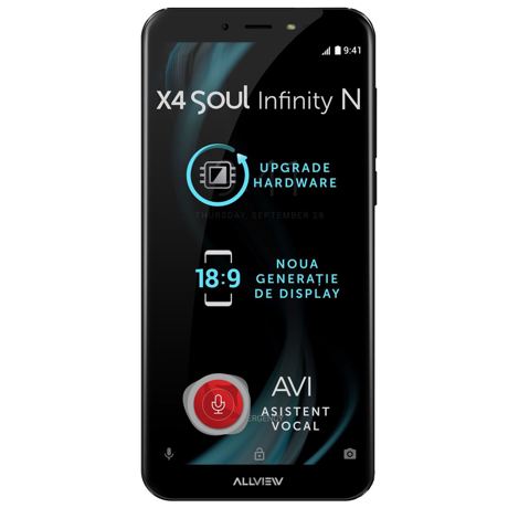 Telefon mobil Allview X4 Soul Infinity N, Dual SIM, Night Sky, RAM 4GB, Stocare 32GB