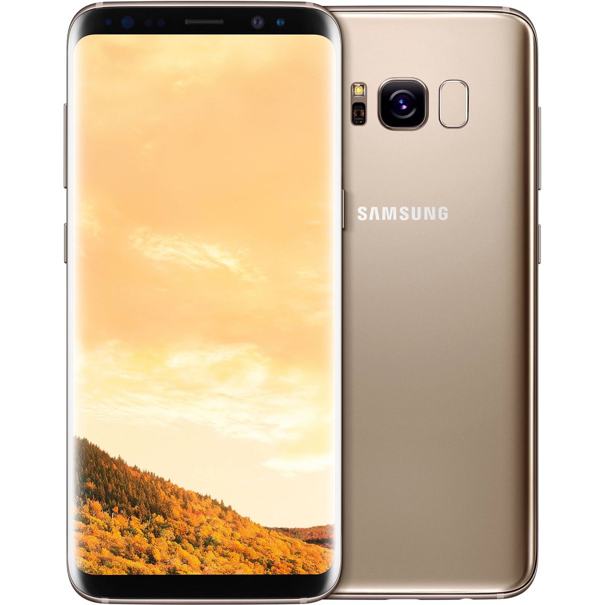 Telefon mobil Samsung G950F Galaxy S8, Dual Sim, 4G, RAM 4GB, Stocare 64GB, Gold