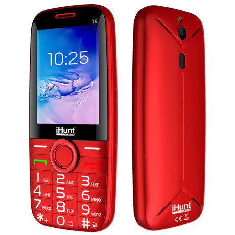 Telefon mobil iHUNT i5 3G Dual Sim, Bluetooth, Red 