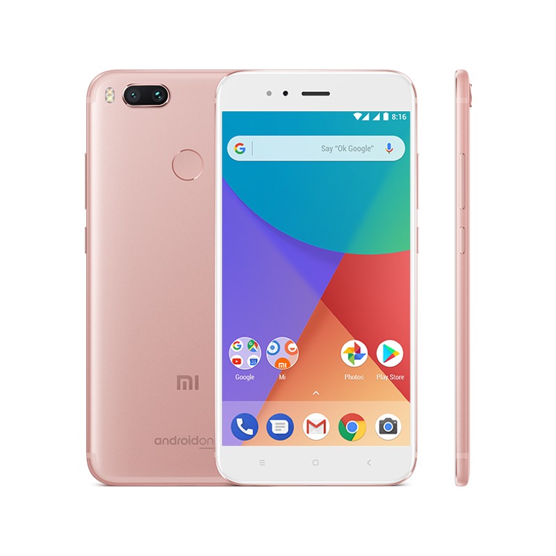 Telefon mobil Xiaomi Mi A1 Dual Sim 5.5" LTE , Rose Gold, RAM 4GB, Stocare 32GB, Camera 5MP/12MP