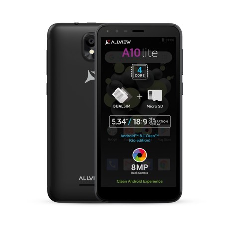 Telefon mobil Allview A10LITE2GB 2019, RAM 2GB, Stocare 16GB, Black