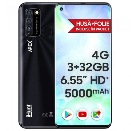 Telefon mobil iHunt S20 Ultra ApeX 2021 Dual Sim, 4G, RAM 3GB, Stocare 32 GB, Black 