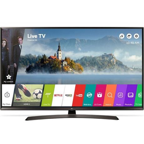 Televizor LED LG 49UJ634V, Smart, 4K Ultra HD, 124 cm, webOS 3.5, Negru