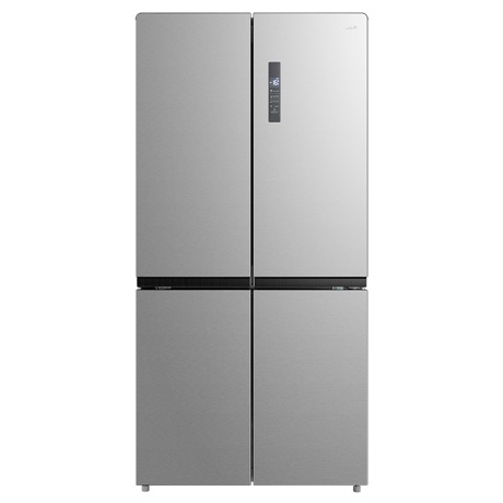 Frigider side-by-side cu 4 usi Tesla RM6400FMX, No Frost, 547L, Control electronic, Touch screen LED, Funcție Vacanță, H193,5 cm, Inox