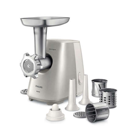 Maşină de tocat Philips Viva Collection HR2723/20, 1800 W, 2.3 kg/min, Alb