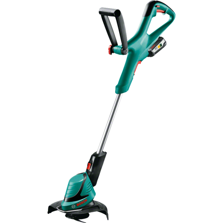 Trimmer gazon Bosch ART 23-18LI, 18V, 23 cm, Acumulator Litiu-Ion, Negru/Verde, 06008A5C06