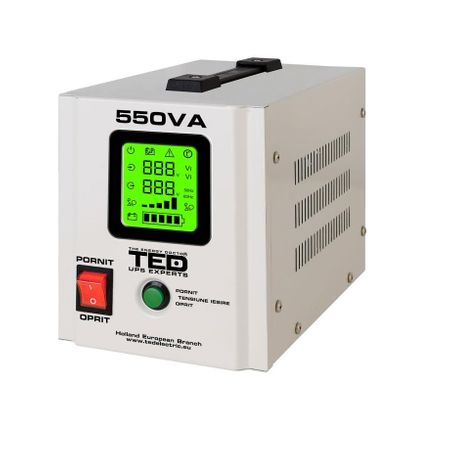 UPS pentru centrala TED Electric 550VA / 300W Runtime extins utilizeaza 1 acumulator (neinclus)