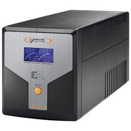  UPS - On Line Performance INFOSEC, 1000 VA, USB communication port - Software - Built-in batteries (2 x 7Ah/12V) -Black Design, 4 IEC
