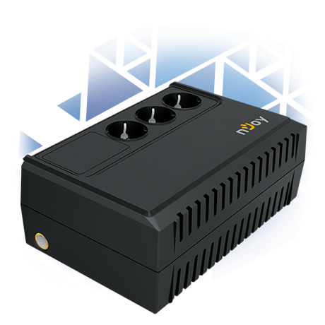 UPS nJoy Renton 650, 650VA/360W, 3 Prize Schuko cu protectie