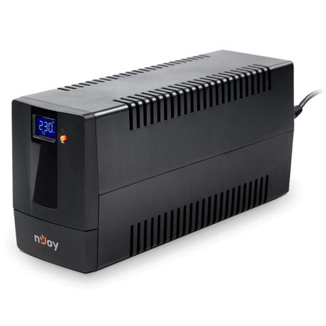 UPS nJoy Horus Plus 800, 800VA/480W, Afisaj LCD, 2 Prize Schuko cu Protectie, RJ11 protectie pentru linia de telefon/modem