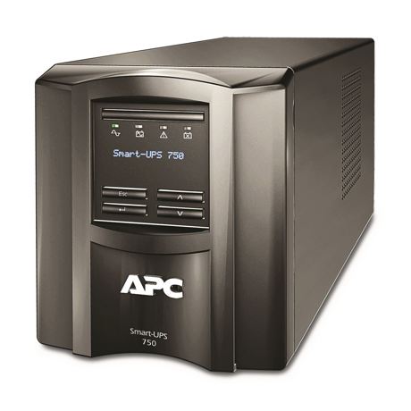 UPS APC Smart-UPS SMT line-interactive / sinusoidala 750VA / 500W, 6 conectori C13, Baterie RBC48, SmartConnect
