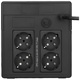 UPS - Line Interactive INFOSEC X1EX-1250, 1250 VA , USB communication port - 1 Led front pannel - Black Design - 4 Schuko, 2 yr warranty