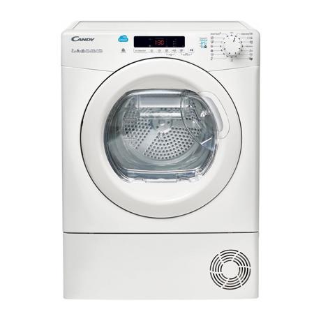 Uscator de rufe Candy CS H7A2DE-S, Condensare cu pompa de caldura, 7 kg, Display, Alb 31100925