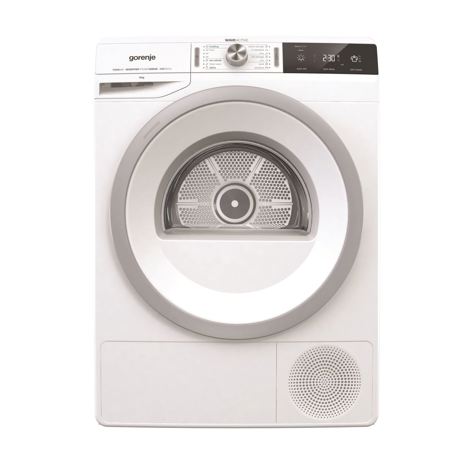 Uscator de rufe Gorenje DA83IL/I, Condensare cu pompa de caldura, 8 Kg, 14 programe, Afisaj LED, Inverter, Alb