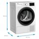 Uscator de rufe Beko DF7439SX clasa A++