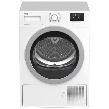 Uscator de rufe Beko DPS7405GXB2, 7 kg, Condensare cu pompa de caldura, Display led, 16 programe, Alb