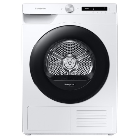 Uscator de rufe Samsung DV80T5220AX/S7, Pompa de caldura, 8 kg, Display AI Control, Iluminare interioara, Wi-Fi, Argintiu