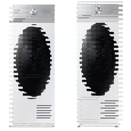 Uscator de rufe Samsung Bespoke DV90BB9445GHS7, Pompa de caldura, 9 kg, QuickDrive, AI Dry, SmartThings, Motor Digital Inverter, Clasa A+++, Alb