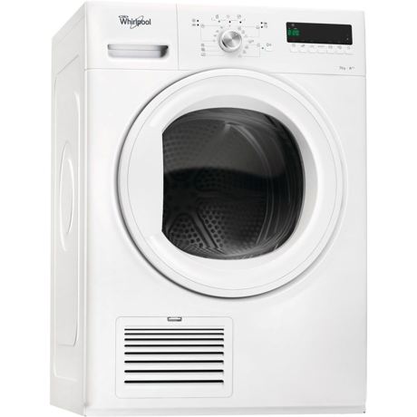 Uscator de rufe Whirlpool Supreme Dryer HDLX 70410, 6th Sense, Pompa de caldura, 7 kg