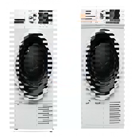 Uscator de rufe Heinner HHPD-80A++, Condensare cu pompa de caldura, 8KG, Display, Alb
