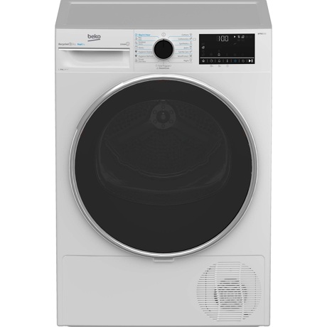 Uscator de rufe Beko B5T68247, Condensare, 8 kg, 15 programe, Anti sifonare, Child Lock, Display, Alb