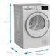 Uscator de rufe Beko B3T42242 clasa A+++