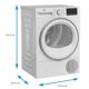 Uscator de rufe Beko B3T69110 clasa B