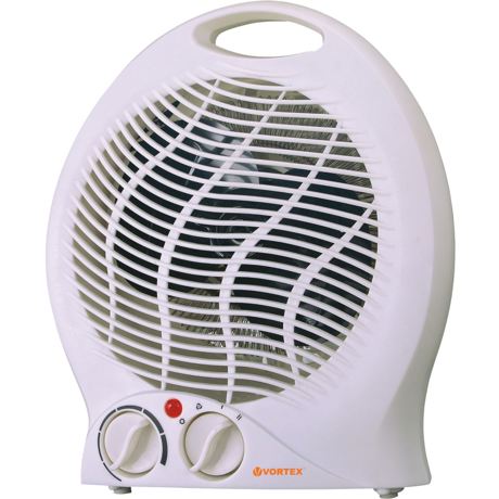Aeroterma Vortex VO4219, 2000 W (max.), 2 trepte de încălzire, Termostat, Funcţie ventilare, Protecţie la supraîncălzire, Alb