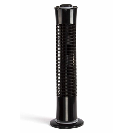 Ventilator tip turn Livoo DOM384N, 3 setari viteza, Oscilatie la 70°, Protectie la supraincalzire, H 77 cm, Negru