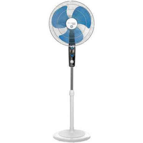 Ventilator cu picior Rowenta Mosquito protect VU4210, 3 viteze, diametru 40 cm, Oscilaţie, Lichid anti-tantari, Alb/Gri