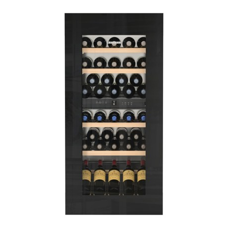 Vitrină de vin încorporabilă Liebherr EWTgb 2383, 169 L, 51 sticle, Alarmă uşă, Siguranţă copii, Display, Control electronic, Iluminare LED, Rafturi lemn, H 122 cm