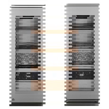 Vitrina pentru vinuri Liebherr WKes 653, 38 L, 12 sticle, Rafturi lemn, Control electronic, Display, H 61.2 cm, Inox