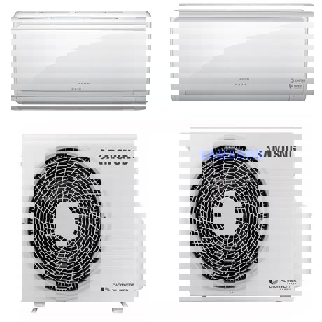 Aer conditionat Samsung Maldives AR12NXFPEWQNEU, 12000 BTU, Timer, Dezumidificator, Fast Cool, Comfort Cool, Good Sleep, Alb