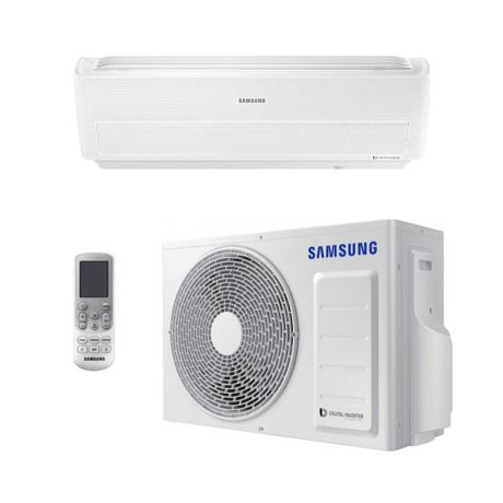 Aer conditionat Samsung Wind Free AR12RXWXCWKNEU, 12000 BTU, Wi-Fi, Inverter, R32 (2019), Alb