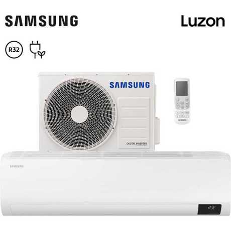 Aer conditionat Samsung Luzon AR24TXHZAWKNEU/XEU, 24000 BTU, Inverter, R32, Clasa A++ (racire)/A (incalzire), Alb
