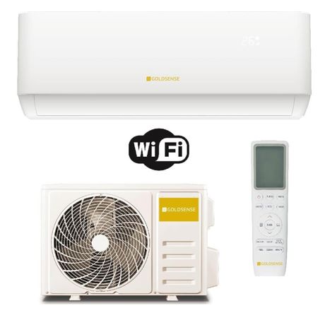 Aer conditionat Goldsense GLSA12T, 12000 BTU, Clasa A++/A+, Wi-Fi, IFeel, Filtru lavabil, Functie Eco, Alb