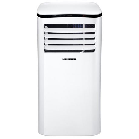Aer conditionat portabil Heinner HPAC-09WH, 9000 BTU, Display LED, Functie Sleep, Functie dezumidifcare, Kit de instalare inclus, Clasa A, Alb