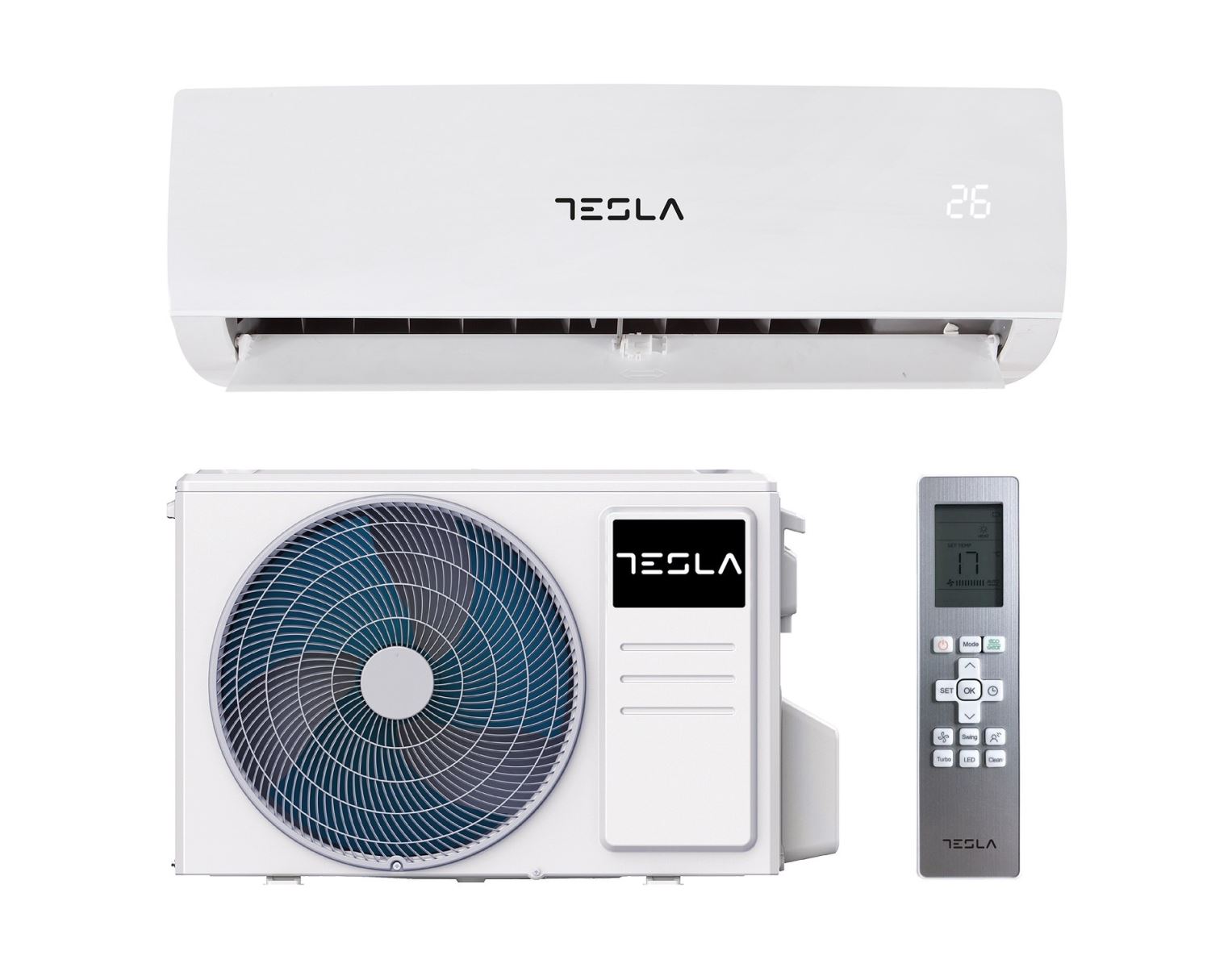 Aer conditionat Tesla TM36AF21-1232IAW, 12000 BTU, Wi-Fi, Mod Sleep, Repornire Automata, Functie  I Remote, Clasa A++ (racire)/A+ (incalzire), Alb