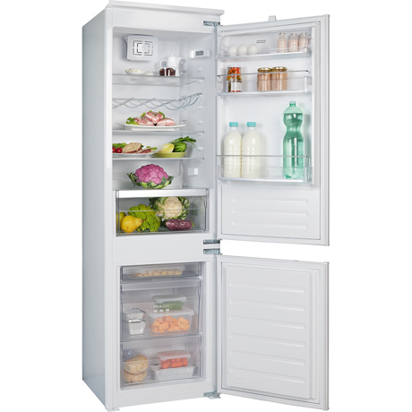Combina frigorifica incorporabila Franke FCB 320 V NE E, EasyFrost, 273 L, Control electronic, Sertar fructe/legume, H 177 cm, Alb 118.0606.722
