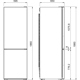 Combina frigorifica Franke FCB 340 NF XS E, 118.0635.721