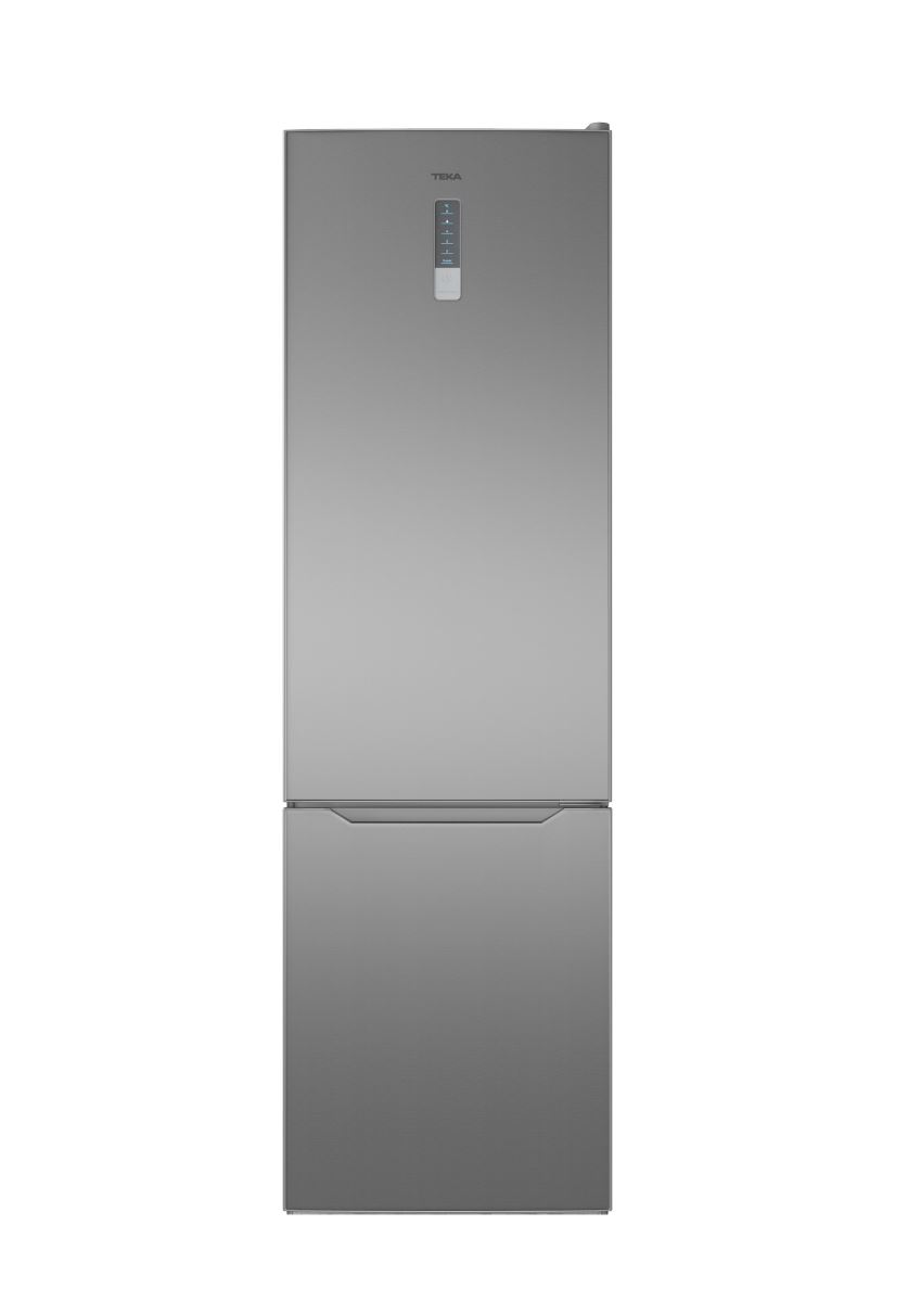 Combină frigorifică Teka NFL 430 S e-INOX, 326 L, Full No Frost, Sistem antibacterian (garnitură), Uşi reversibile, Control electronic, Display extern, H 201 cm, Inox, 40672030