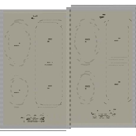 Plita incorporabila Whirlpool ACM 808 BA/S, Inductie, Control touch, 4 zone de gatit, 58 cm, Sticla, Silver