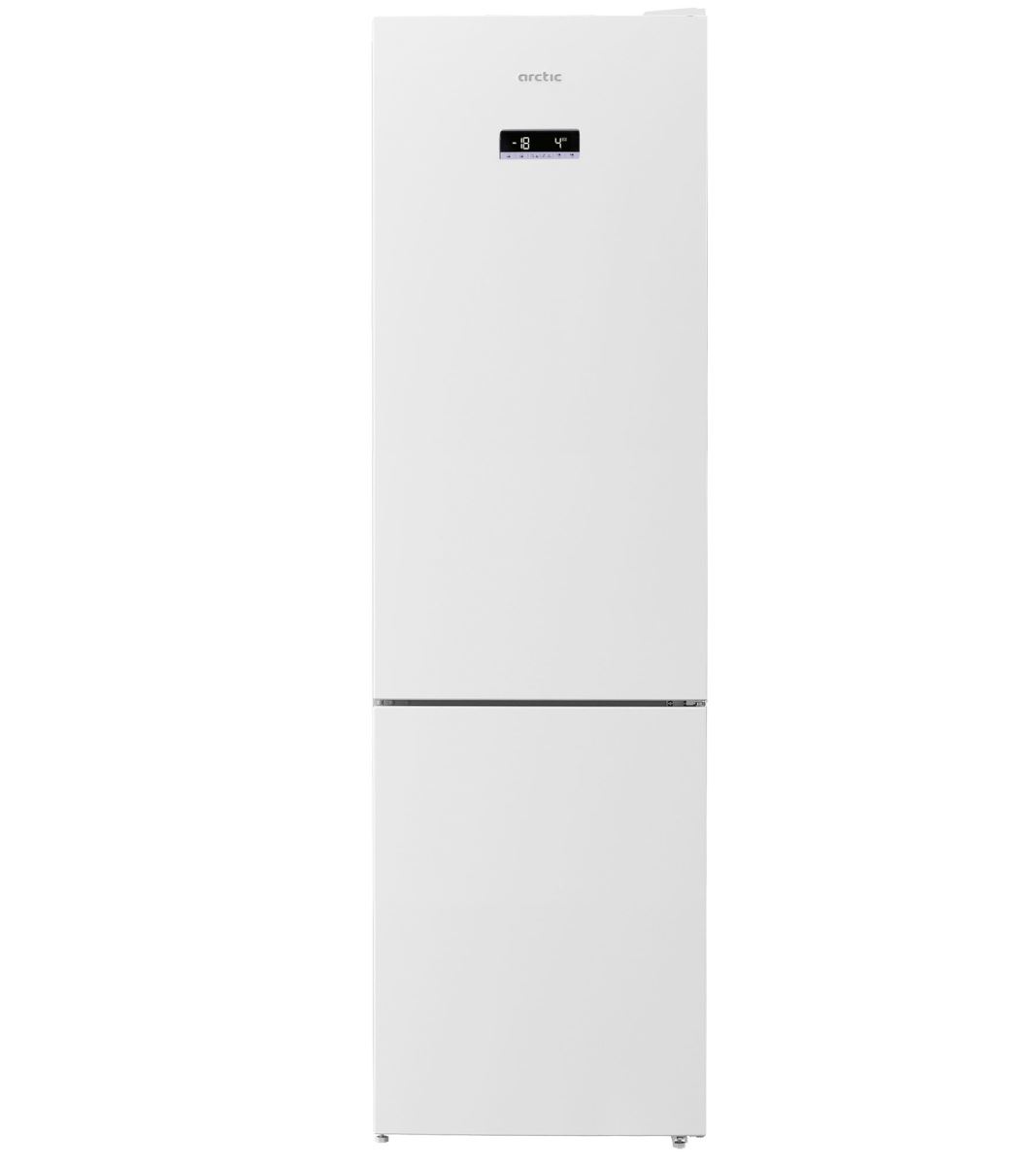 Combina frigorifica Arctic AK60406E40NFW, Full No Frost, 362 L, Fast Freezing, Fast Cooling, Display LCD, H 202.5 cm, Alb