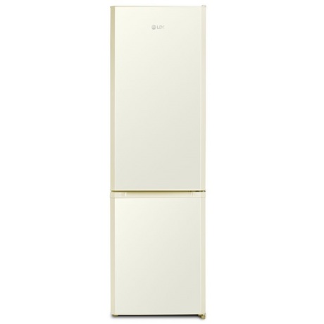 Combina frigorifica LDK CF 261 Crem, Static, 244 L, Iluminare interioara, Cutie fructe/legume, H 178 cm, Crem, ART5348