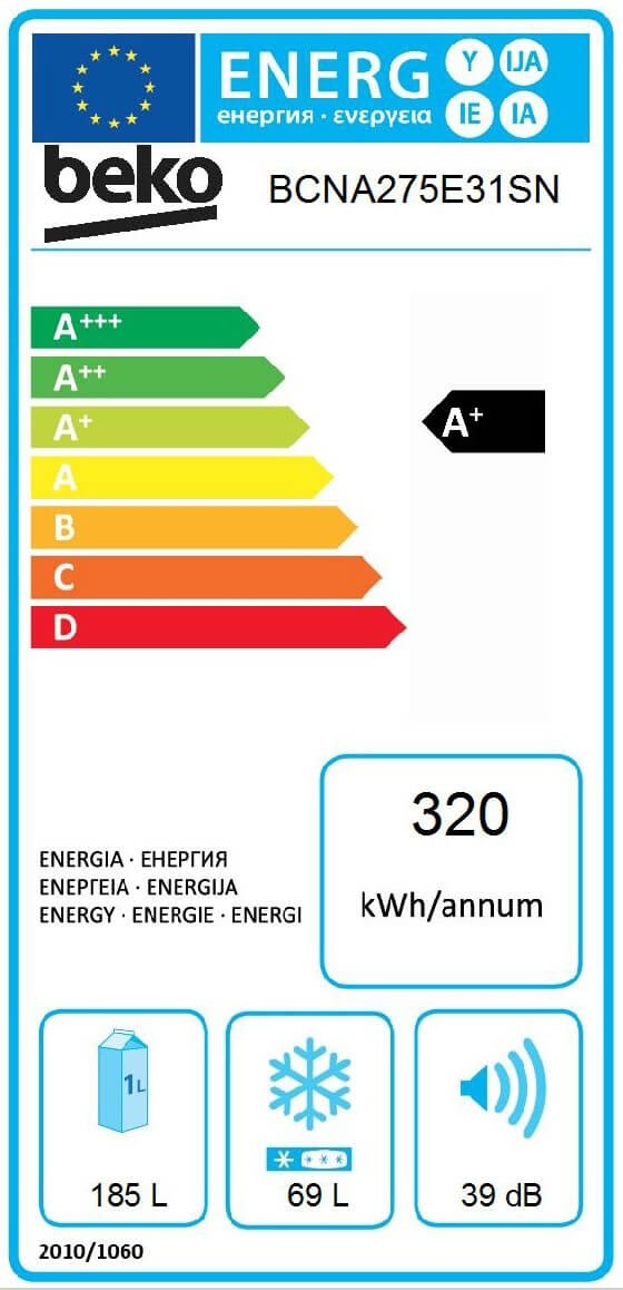 Combina frigorifica incorporabila Beko BCNA275E31SN clasa F